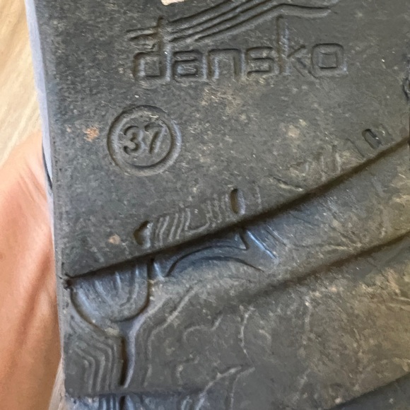 Dansko Gray Suede Nubuck Leather Lace-Up Wedge Booties – Size 37 6.5 7 women’s - Picture 10 of 10